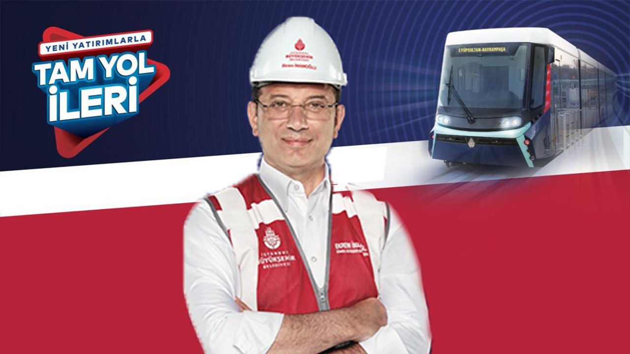EYÜPSULTAN-BAYRAMPAŞA TRAMVAY HATTININ YAPIMINA BAŞLANIYOR