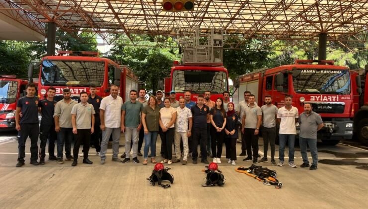 Manisa Büyükşehir Belediyesi’nden personele yüksekte güvenli çalışma eğitimi