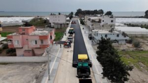 Mersin Kazanlı’da yol çalışmaları başladı