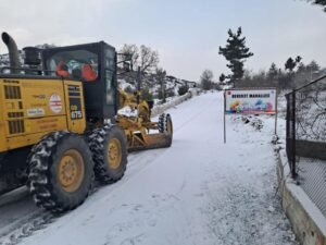 Mersin'de Yoğun Karla Mücadele Çalışması