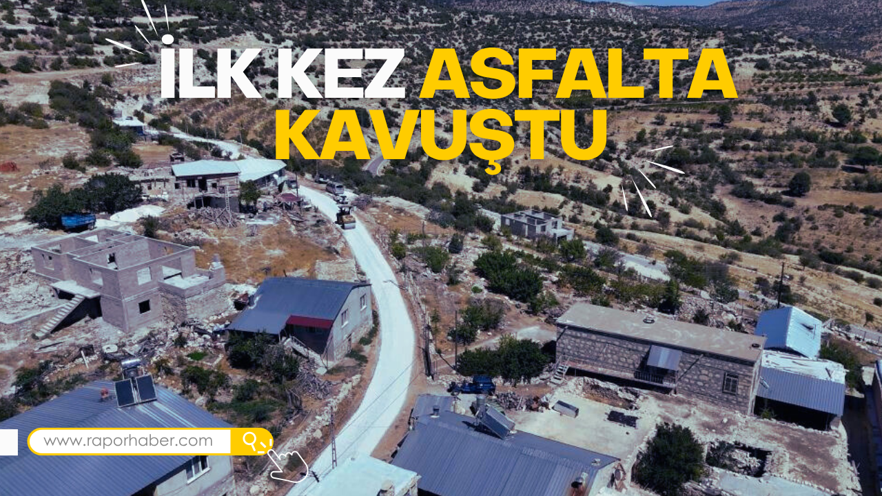 Mut’un Çömelek Mahallesi İlk Kez Asfalta Kavuştu