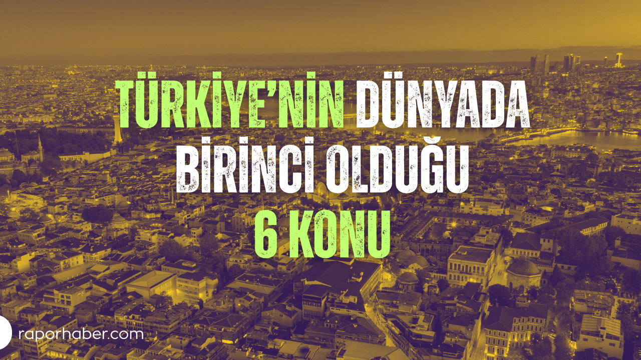 Türkiyenin Dünyada Birinci Olduğu 6 Konu